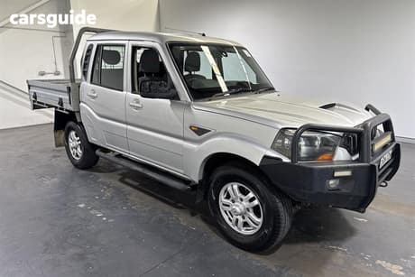 Silver 2018 Mahindra PIK-UP Dual Cab Chassis 4Wd