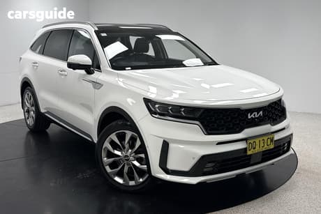 White 2022 Kia Sorento Wagon Gt-Line 7 Seat