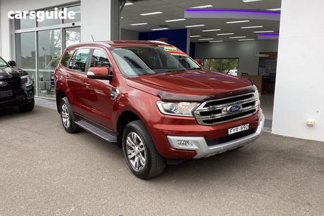 Red 2018 Ford Everest Wagon Trend (Rwd)