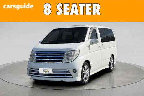 White 2005 Nissan Elgrand Wagon