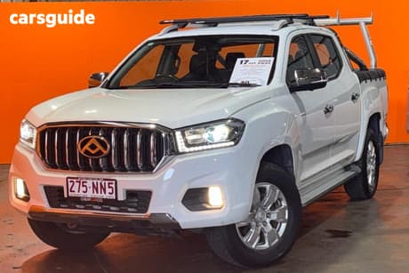 White 2020 LDV T60 Double Cab Utility Luxe (4X4)