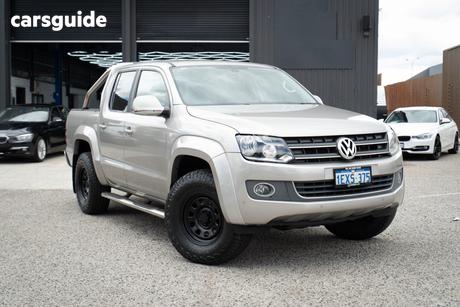 Gold 2015 Volkswagen Amarok Dual Cab Utility Tdi420 Highline (4X4)