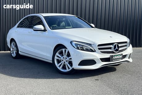 White 2017 Mercedes-Benz C200 Coupe