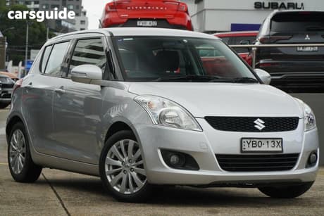 Silver 2012 Suzuki Swift Hatchback Glx