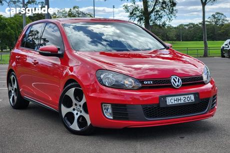Red 2011 Volkswagen Golf Hatchback Gti