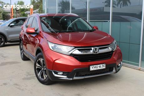 Red 2017 Honda CR-V SUV