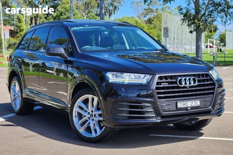 Black 2017 Audi Q7 Wagon 3.0 Tdi Quattro