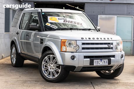 Silver 2008 Land Rover Discovery 3 Wagon Se
