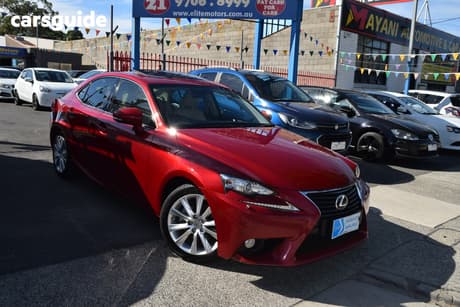 Red 2013 Lexus IS250 Sedan Luxury