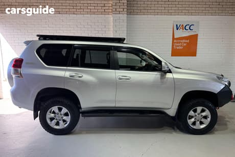 Silver 2012 Toyota Landcruiser Prado SUV ALTITUDE 4X4