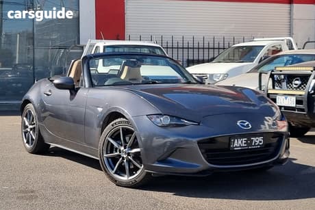 Grey 2016 Mazda MX-5 Roadster Gt