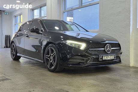 Black 2019 Mercedes-Benz A250 Hatchback 4Matic Amg Line