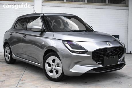 Silver 2025 Suzuki Swift Hatchback Hybrid Plus