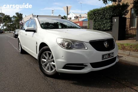 White 2015 Holden Commodore Sportswagon Evoke (Lpg)