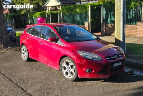 Red 2013 Ford Focus Hatchback Sport