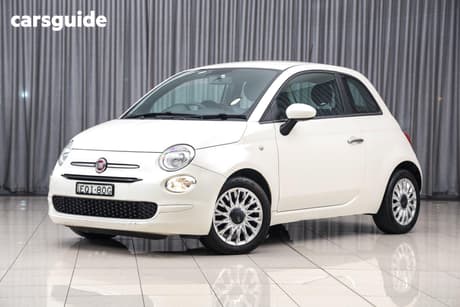 White 2021 Fiat 500 Hatchback Lounge