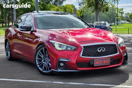 Red 2017 Infiniti Q50 Sedan 3.0Tt Sport Premium