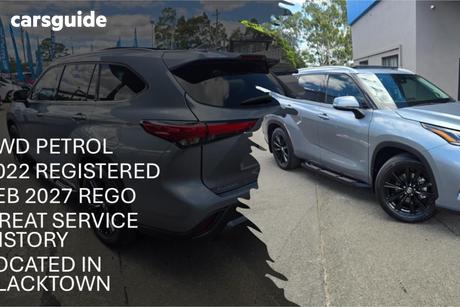 Blue 2021 Toyota Kluger Wagon Grande Awd