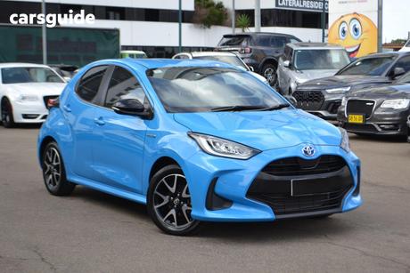 Blue 2023 Toyota Yaris Hatchback Zr Hybrid