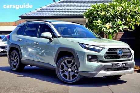 Green 2024 Toyota RAV4 Wagon Edge (Awd) Hybrid