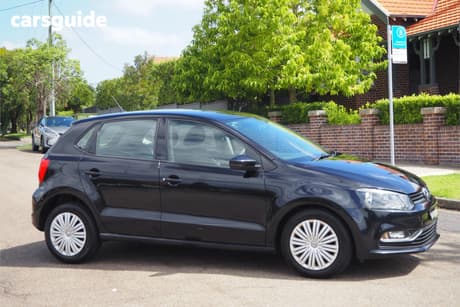 Black 2015 Volkswagen Polo Hatchback 66 Tsi Trendline