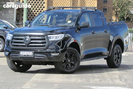 Black 2023 GWM UTE Dual Cab Utility Cannon Vanta (4X4)