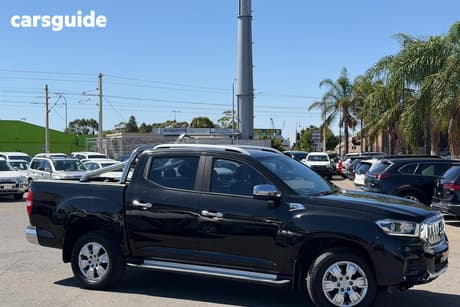 Black 2018 LDV T60 Double Cab Utility Luxe (4X4)