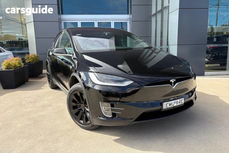 Black 2019 Tesla Model X Wagon Long Range