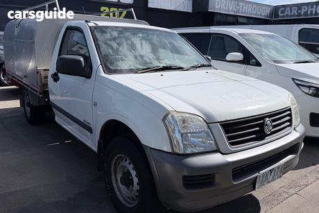 White 2005 Holden Rodeo Cab Chassis Lx
