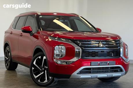 Red 2023 Mitsubishi Outlander Wagon Aspire 7 Seat (Awd)