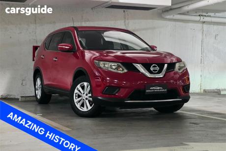 Red 2015 Nissan X-Trail Wagon St (Fwd)