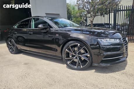 Black 2016 Audi A7 Hatchback Sportback 3.0 Tdi Quattro
