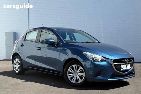 Blue 2017 Mazda 2 Hatchback Neo