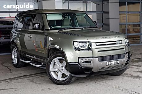 Green 2022 Land Rover Defender Wagon 110 D300 Se (220Kw)