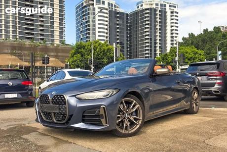 Blue 2021 BMW M440I Convertible Xdrive