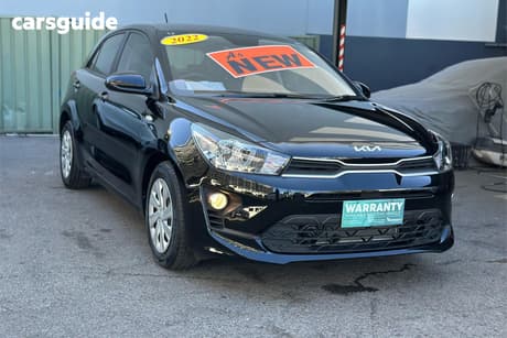 Black 2022 Kia RIO Hatchback S