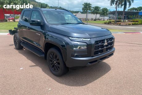 Grey 2025 Mitsubishi Triton Double Cab Chassis Gsr (4X4)