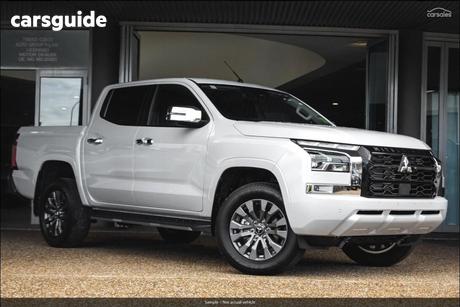 White 2024 Mitsubishi Triton Double Cab Chassis Gls (4X4)