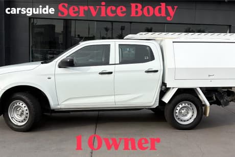 White 2021 Isuzu D-MAX Crew Cab Chassis Sx (4X2)