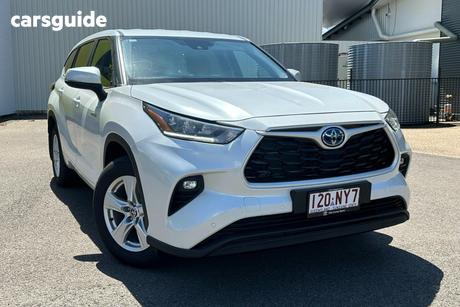 White 2024 Toyota Kluger Wagon Gx Hybrid Awd