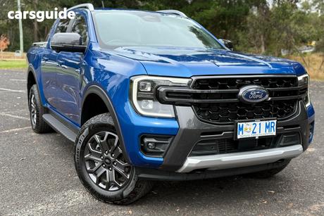 Blue 2025 Ford Ranger Double Cab Pick Up Wildtrak 3.0 (4X4)