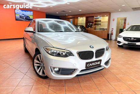Silver 2015 BMW 220D Coupe