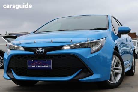 Blue 2022 Toyota Corolla Hatchback Ascent Sport Hybrid