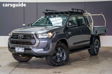 Grey 2023 Toyota Hilux Double Cab Chassis Sr (4X4)