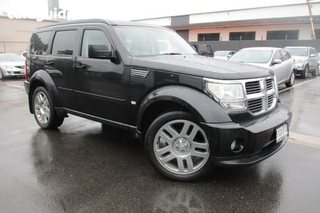 Black 2008 Dodge Nitro Wagon Sx