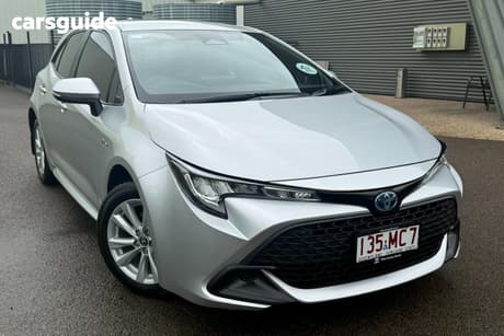 Silver 2023 Toyota Corolla Hatchback Ascent Sport Hybrid