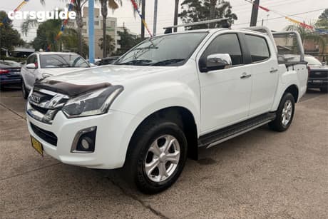 White 2019 Isuzu D-MAX Crew Cab Utility Ls-U Hi-Ride (4X2)