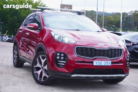 Red 2018 Kia Sportage Wagon Gt-Line (Awd)