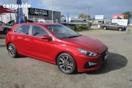 Red 2021 Hyundai I30 Hatchback Active