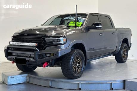 Grey 2022 RAM 1500 Crew Cab Utility Limited Rambox (Hybrid)
